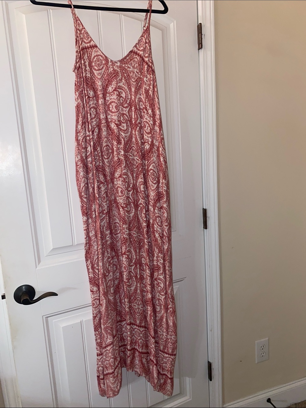 Lovestitch pink paisley maxi dress  M/L